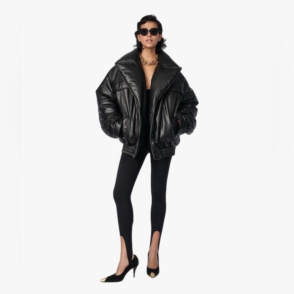 Ronny Kobo Collection Black Puffer Jacket